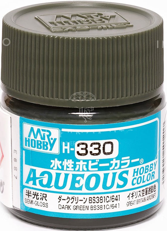 Mr. Hobby Aqueous H330 Dark Green BS381C/641 RAF