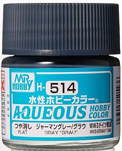Mr. Hobby Aqueous H514 Gray (Grau) WWII German Tanks