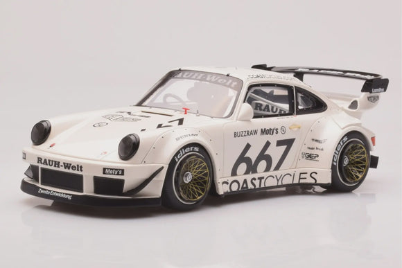 GT Spirit GT410 Porsche RWB Bodykit Coast Cycle White 2023