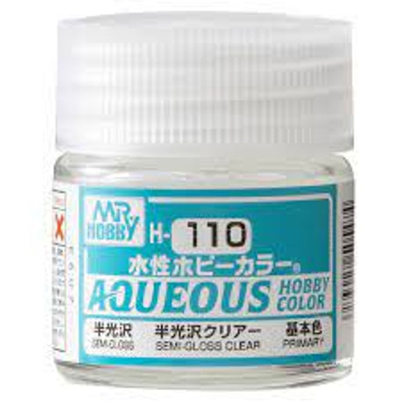 Mr. Hobby Aqueous H110 Semi-Gloss Clear
