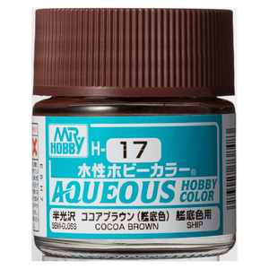 Mr. Hobby Aqueous H017 CoCoa Brown (Hull Red)