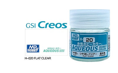 Mr. Hobby H20 Aqueous Flat Clear