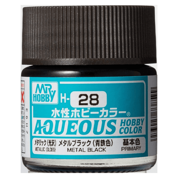 Mr. Hobby Aqueous H028 Metal Black