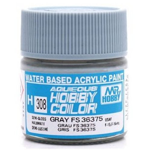 Mr. Hobby Aqueous H308 Semi Gloss Gray FS36375