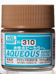 Mr. Hobby Aqueous H310 Semi Gloss Brown FS30219