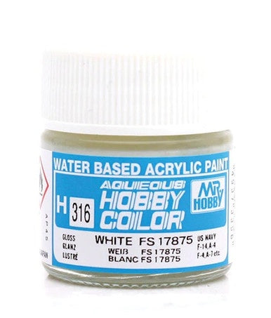 Mr. Hobby Aqueous H316 Gloss White FS17875