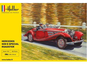 Heller 80710 Mercedes Benz 500K Roadster - 1/24