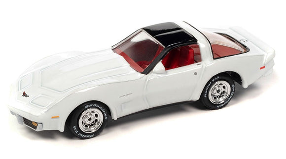 Johnny Lightning 1982 Chevrolet Corvette - Gloss White