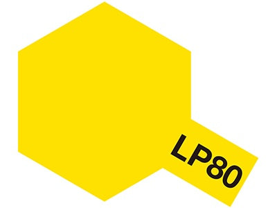 Tamiya LP80 Flat Yellow - Lacquer 10ml