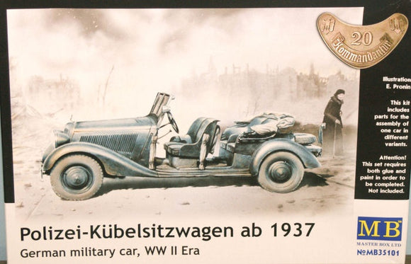 Master Box 35101 Polizei-Kuebelstzwagen 1937