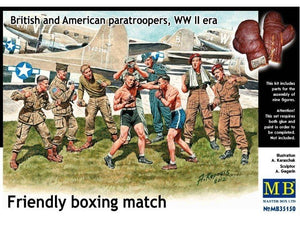 Master Box 35150 Friendly Boxing Match - British & American Paratroopers WWII
