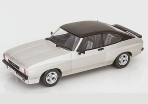 Model Car Group 18349 Ford Capri Mk II X-Pack 1975 Silver w/Matt Black Roof RHD