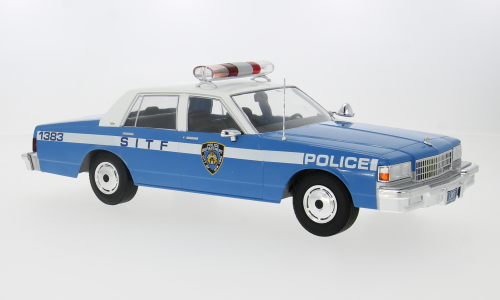 Model Car Group 18360 Chevrolet Caprice Police Car 1987 NYPD