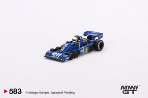 Mini GT 583 Tyrrell P34 #3 Jody Scheckter 1976 Swedish GP Winner