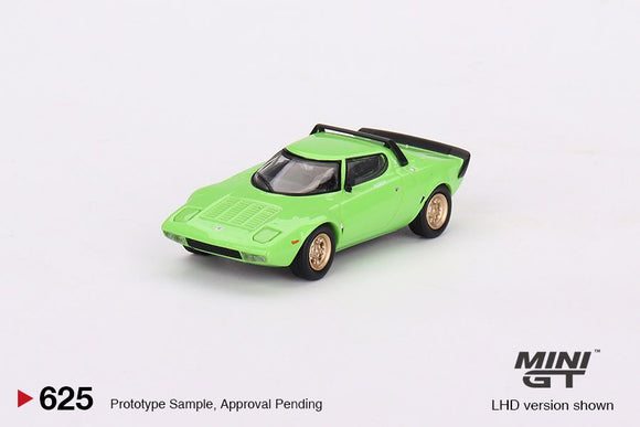 Mini GT 625 Lancia Stratos HF Stradale Verde Chiaro