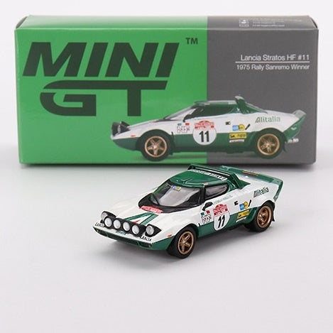 Mini GT 628 Lancia Stratos HF Winner Rally San Remo 1975  