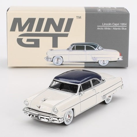 Mini GT 631 Lincoln Capri 1954 Arctic White/ Atlantic Blue