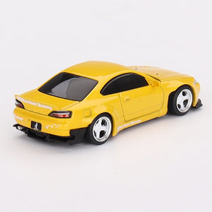 Mini GT 643 Nissan Silvia Rocket Bunny - Bronze Yellow