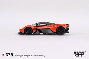 Mini GT 678 Aston Martin Valkyrie - Maximum Orange