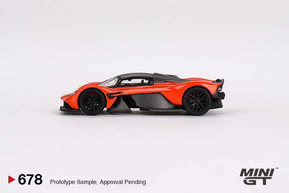 Mini GT 678 Aston Martin Valkyrie - Maximum Orange