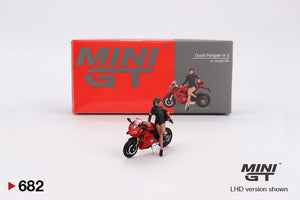Mini GT 682 Ducati Panigale V4 S w/ Ducati Girl
