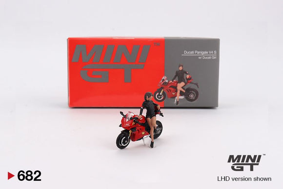 Mini GT 682 Ducati Panigale V4 S w/ Ducati Girl
