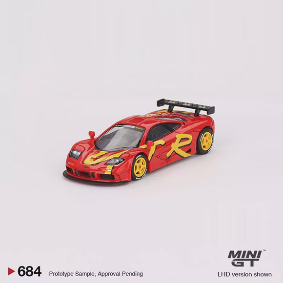Mini GT 684 McLaren F1 GTR 1996 Presentation