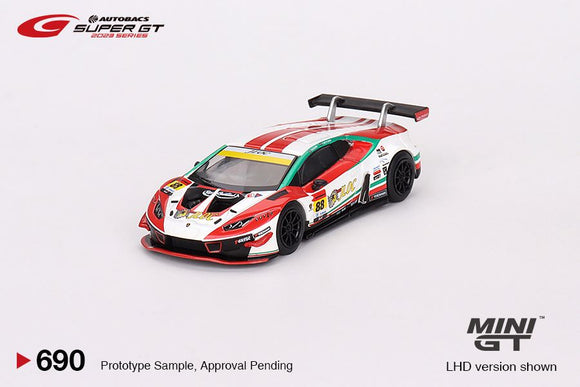 Mini GT 690 Lamborghini Huracan GT3 EVO2 #88 2023 Super GT Series