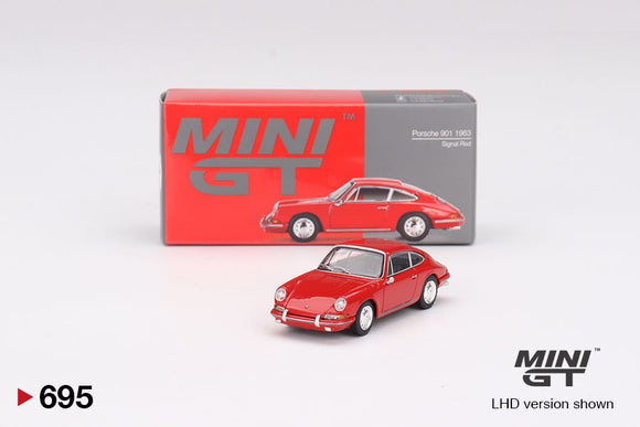Mini GT 695 Porsche 901 1963 Signal Red