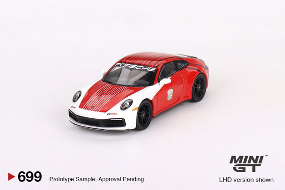 Mini GT 699 Porsche 911 (992) Carrera S - 2023 Daytona 24hr Safety Car