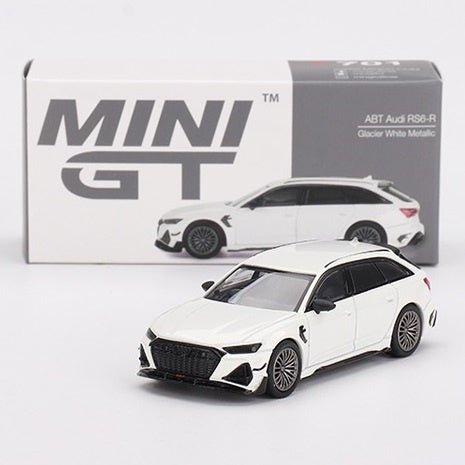 Mini GT 701 ABT Audi RS6-R Glacier White Metallic