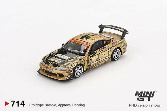 Mini GT 714 Nissan Silvia (S15) Top Secret D1GP / Blister Packaging