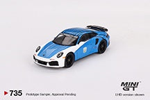 Mini GT 735 Porsche 911 Turbo S Safety Car 2023 IMSA Daytona 24 Hrs