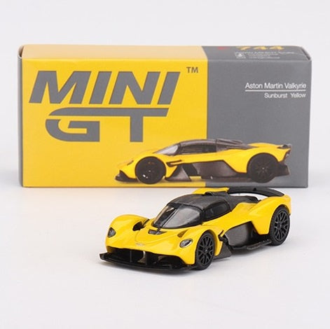 Mini GT 744 Aston Martin Valkyrie Sunburst Yellow