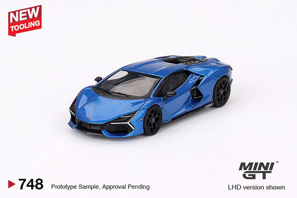 Mini GT 748 Lamborghini Revuelto Blu Eleos