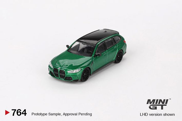Mini GT 764 BMW M3 Competition Touring Isle of Man Green Metallic