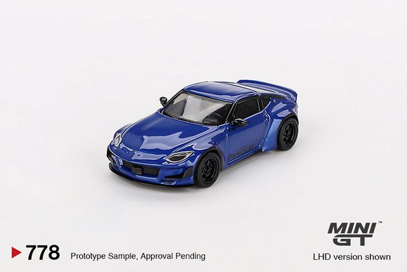 Mini GT 778 Nissan Z Pandem Seiran Blue