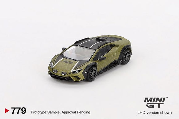 Mini GT 779 Lamborghini  Huracan Sterrato Verde Gea Matt