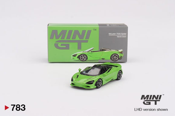 Mini GT 783 McLaren 750S Spider Mantis Green