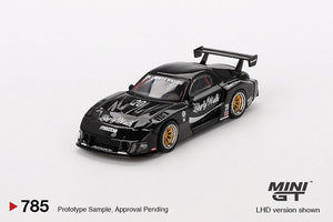 Mini GT 785 MAZDA RX-7 LB-Super Silhouette - Liberty Walk Black