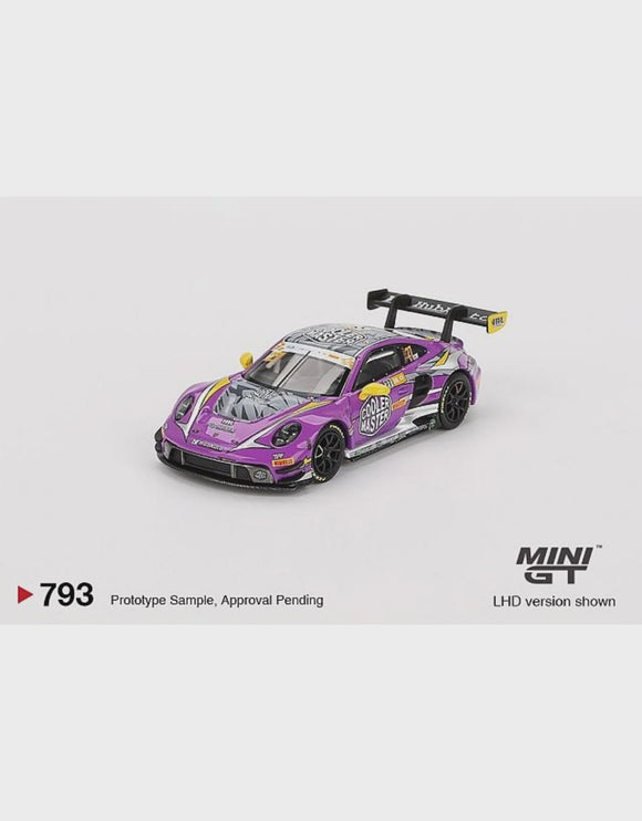 Mini GT 793 Porsche 911 GT3 R #27 Hub Auto Racing 2023 FIA GT World Cup 70th Macau Grand Prix