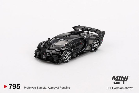 Mini GT 795 Bugatti Vision Gran Turismo Black