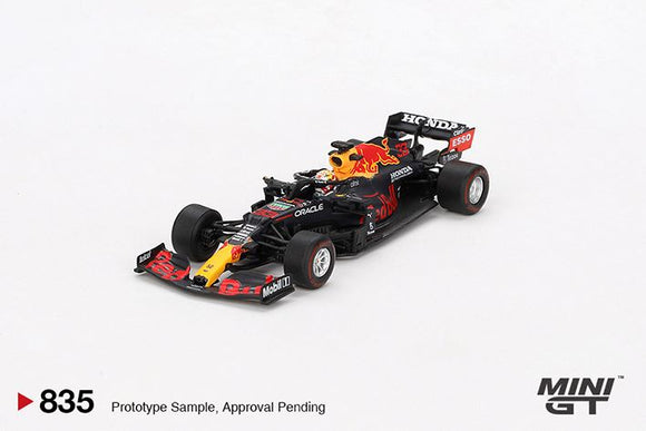 Mini GT 835 Red Bull RB16B #33 2021 Abu Dhabi Winner Verstappen