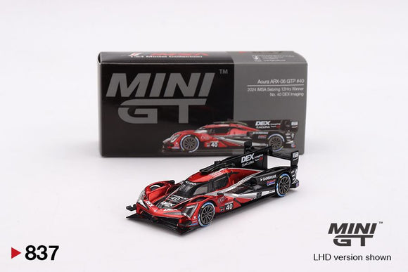Mini GT 837 Acura ARX-06 GTP #40 2024 IMSA Sebring 12Hrs Winner – DEX Imaging