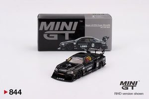 Mini GT 844 Nissan LB-ER34 Super Silhouette – SKYLINE Black