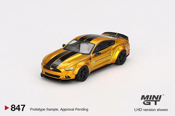 Mini GT 847 LB-Works Ford Mustang LB Gold