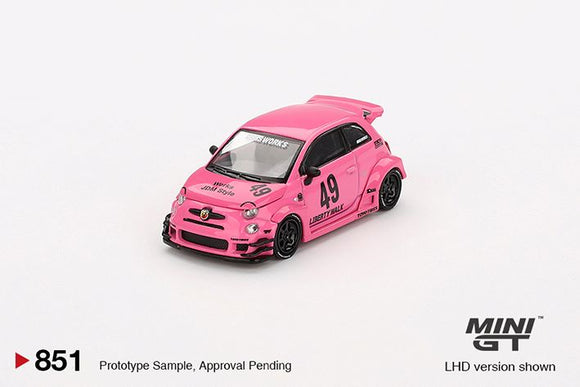 Mini GT 851 LB-Works x Abas Works ABARTH 595 Pink