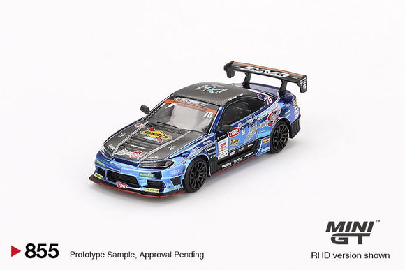 Mini GT 855 Nissan Silvia (S15) D-MAX #70 D-MAX Racing 2023 D1 Grand Prix