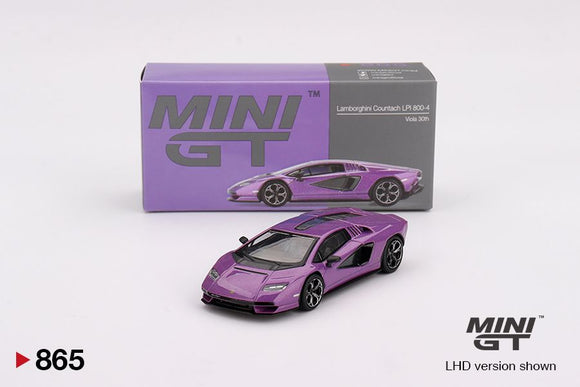 Mini GT 865 Lamborghini Countach LPI 800-4 – Viola 30th