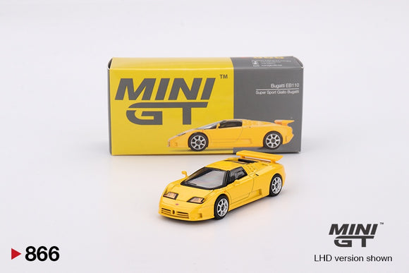 Mini GT 866 Bugatti EB110 Super Sport - Giallo Bugatti